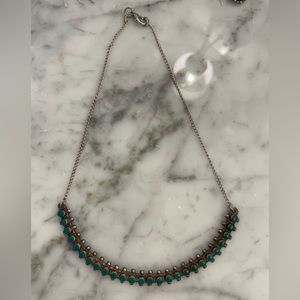 Vintage turquoise sterling silver 925 necklace
